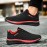 Men's Solid Color Woven Breathable Sneakers, Comfy Non Slip Lace Up EVA Sole Durable Running Shoes For Men's Outdoor Activities