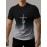 Faith Print Men's Gradient Short Sleeve T-shirt - Trendy Summer Outdoor Tee